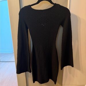 Princess Polly Black Long Sleeve Dress